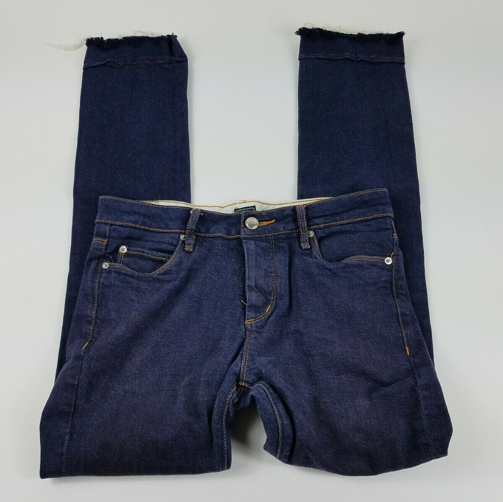 COPY - Obey Womens Size 30 Dark Blue Wash Skinny …